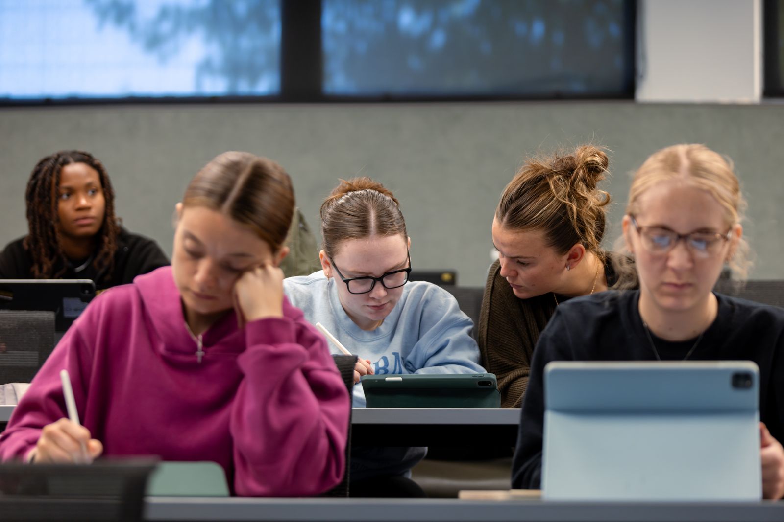 Logan University students on campus